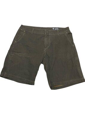 Kuhl Mens Ramblr Shorts Hiking Outdoor Dark Olive Greenish Brown Sz 38 Gorpcore